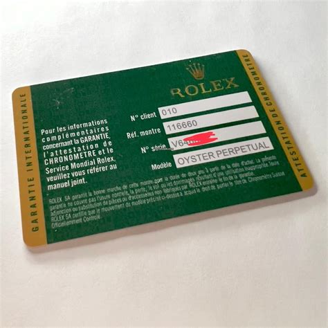 rolex warranty registration|rolex warranty card for sale.